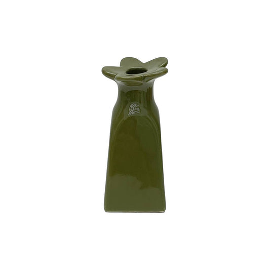 Khaki Small Flower Soliflore Decoration D5.5 H11.5cm