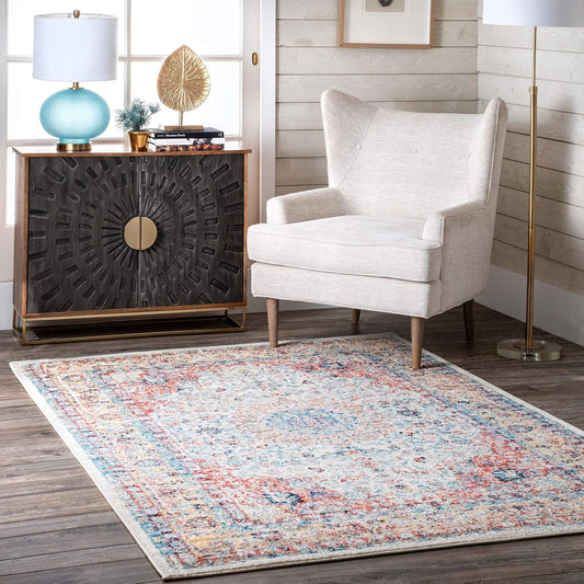 Vintage Persian Area Rug, 4' x 6', Gold